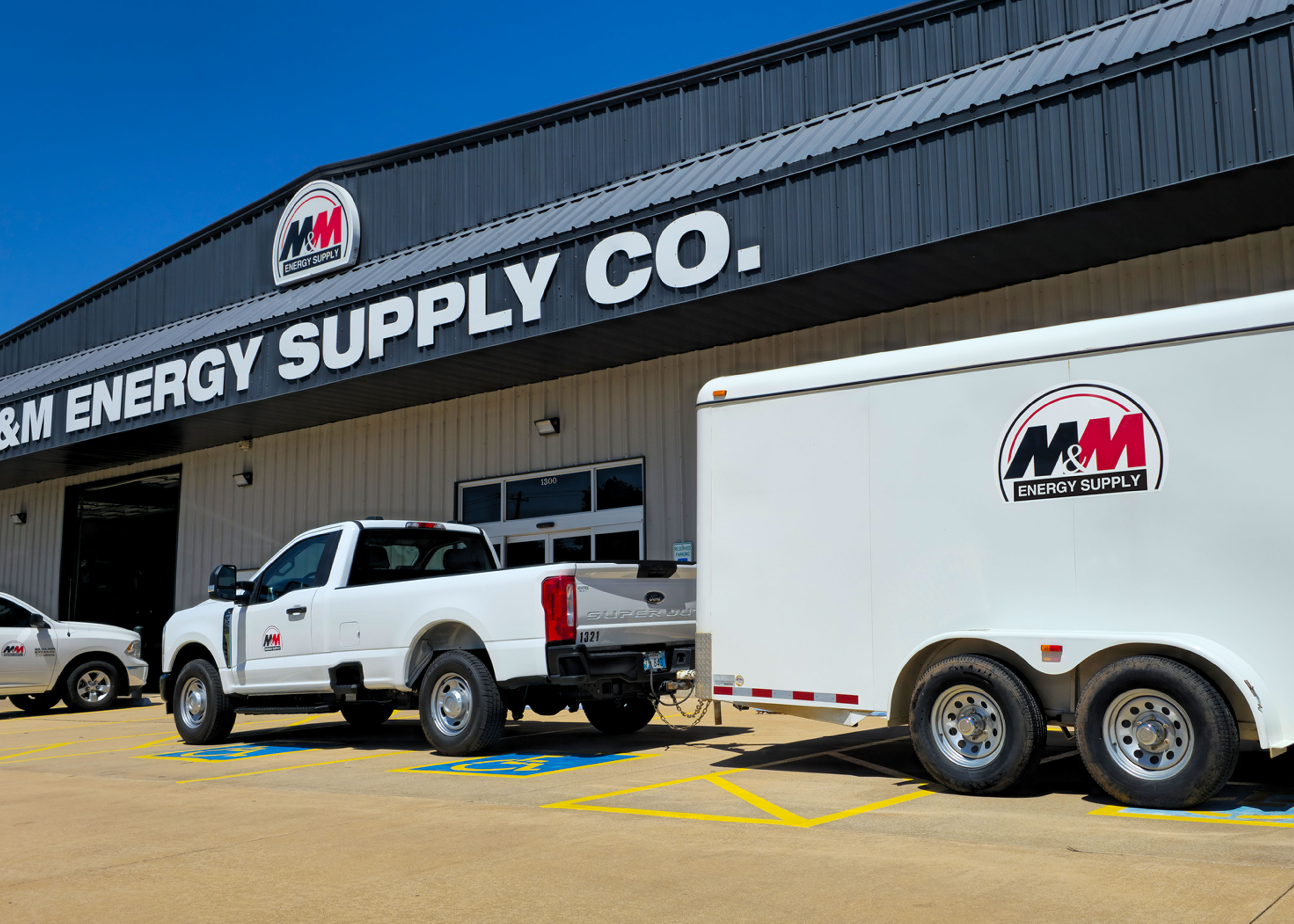 M&M Energy Supply Co. yard and delivery fleet